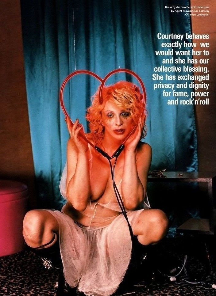 Courtney Love Nackt. Foto - 7